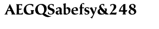Serif fonts C-D: Classica Bold