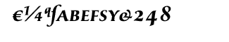 Serif fonts C-D: Classica Expert Bold Italic