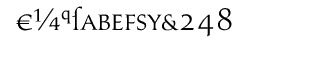 Serif fonts C-D: Classica Expert Light