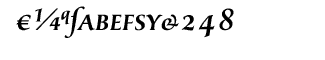 Serif fonts C-D: Classica Expert Medium Italic