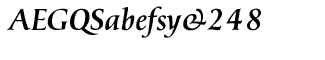 Serif fonts C-D: Classica Medium Italic
