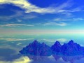 3D wallpapers: Cloud Peaks