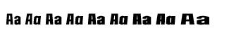Sands Serif fonts A-D: Collos Volume