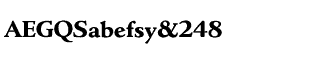 Serif fonts C-D: Column Bold