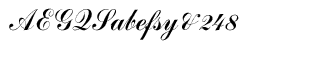 Romantic fonts: Commercial Script CE