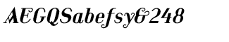 Serif fonts C-D: Compass Bold Italic