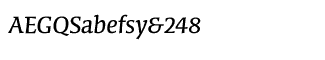 Serif fonts C-D: Conga Brava Regular