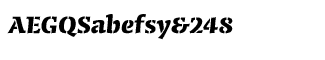 Serif fonts C-D: Conga Brava Stencil Bold