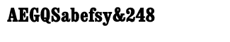 Serif fonts C-D: Consort Extra Bold Condensed