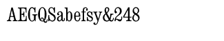 Serif fonts C-D: Consort Light Condensed