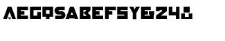 Symbol fonts A-E: Constructivist Square