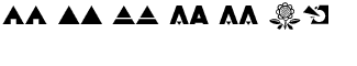 Symbol fonts A-E: Constructivist Volume