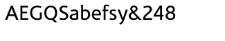 Sands Serif fonts A-D: Corisande Regular