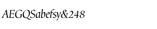 Serif fonts C-D: Corvallis Oblique