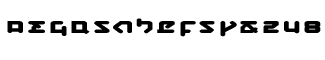 Symbol fonts A-E: CQN Molecular Dynamo Bold