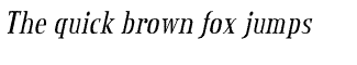 Serif fonts C-D: Credit Valley-Italic