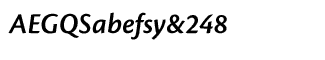 Cronos fonts: Cronos Pro SemiBold Italic