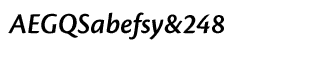 Cronos fonts: Cronos Pro SemiBold Subhead Italic