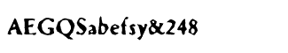 Serif fonts C-D: Cutamond Basic