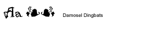 Symbol fonts: Damosel Volume