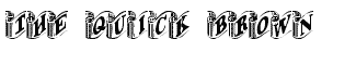 Symbol fonts A-E: Davys Ribbons Shareware