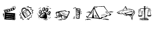 Symbol fonts A-E: DF Organics II Package