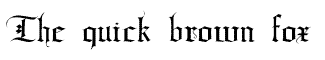 Gothic misc fonts: Diamond-Gothic