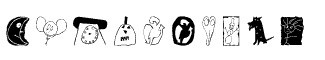 Misc symbol  fonts: Dingbrats
