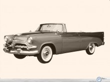 Dodge convertable History in white wallpaper