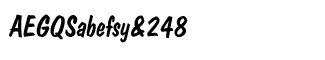 Sands Serif fonts D-J: Dom Casual CE Regular Italic