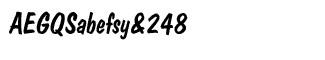 Sands Serif fonts D-J: Dom Casual Regular Italic