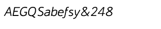 Sands Serif fonts D-J: Domestos Sans Thin Italic