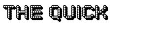 Digital misc fonts: Dots All For Now 3DJL