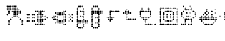 Symbol fonts A-E: Dotto Deluxe Electro