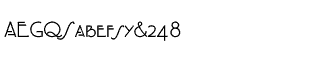 Retro fonts A-M: Eaglefeather Regular Small Caps