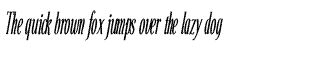 Romantic fonts: Echelon Condensed Italic