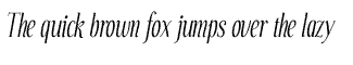 Romantic fonts: Echelon Italic