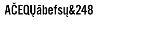 Serif fonts D-G: EF Alternate Gothic CE No. 3