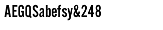 Serif fonts D-G: EF Alternate Gothic No. Two