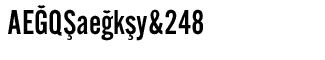Serif fonts D-G: EF Alternate Gothic T No. 2