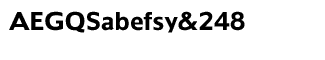 Serif fonts D-G: EF Angro Bold
