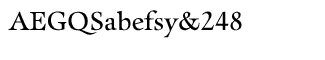 Serif fonts D-G: EF Aurelia Book