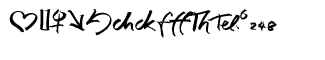Serif fonts D-G: EF Autograph Script Bold Extras