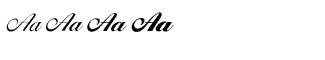 Serif fonts D-G: EF Ballantines Script 1 Volume