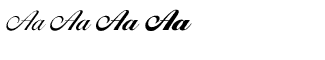 Serif fonts D-G: EF Ballantines Script CE 1 Volume