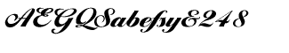 Serif fonts D-G: EF Ballantines Script Heavy
