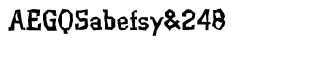 EF Beasty fonts: EF Beasty Regular