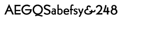 Serif fonts D-G: EF Bernhard Gothic Medium
