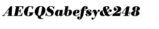 EF Bodoni fonts: EF Bodoni Bold Italic