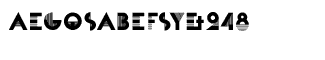 EF Cassandra fonts: EF Cassandre Initials